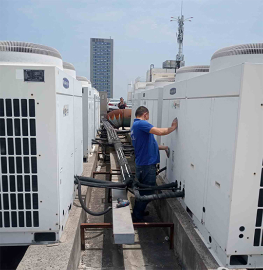 连云港市中央空调制热和不制冷系统维修方法